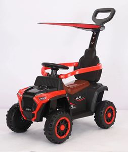 儿童电动车音乐儿童越野车带推杆护栏沙滩车1-6婴儿四轮塑料手推车OEM Odm - Product Image 6