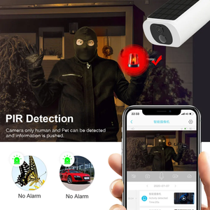 Cámaras de Seguridad Solares para Exteriores, Inalámbricas, con Batería, 4MP, Wifi, para Vigilancia del Hogar, con Detección de Movimiento PIR AI - Product Image 3
