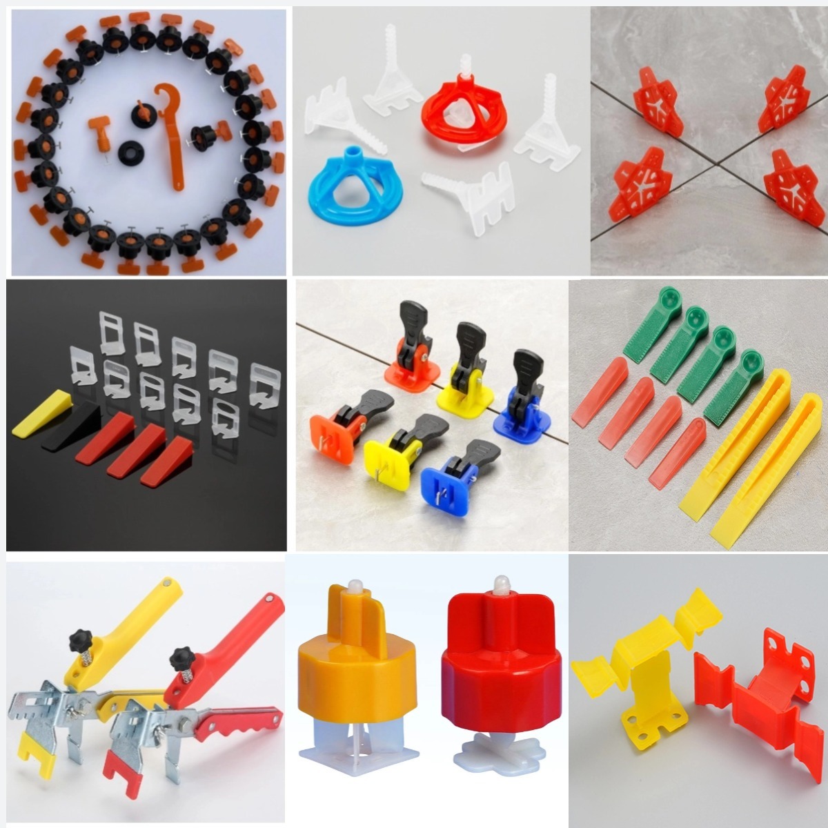 50-Piece Tile Leveling System Kit – 1.5mm Reusable Spacers With Wrench, For Floor And Wall Tiles, Bathroom & Kitchen Installation