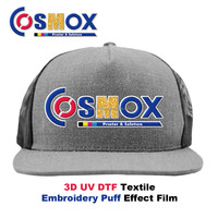 Tinta Film DTF Efek Bordir 3D UV untuk Tekstil Roll to Roll Penggunaan Tekstil UV DTF