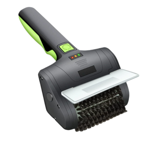 Brosse électrique sans fil pour barbecue avec manche en bois, idéale pour nettoyer les grilles, les carreaux et les baignoires, parfaite pour les pique-niques et le camping, barbecue sans fil - Product Image 5