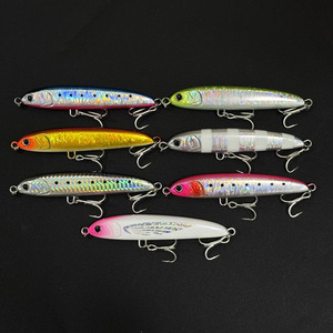 Lot de 10 leurres de pêche non peints à manivelle 8,9 cm 66 g