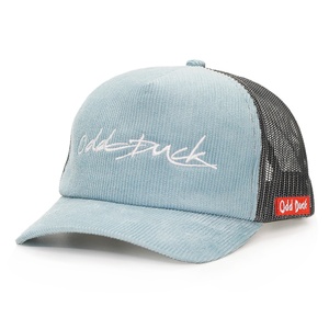 Casquette de camionneur en velours côtelé, broderie personnalisée, 5 panneaux, visière incurvée de haute qualité - Product Image 1