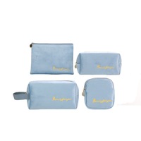 Sac de maquillage de voyage en toile pour filles, pochette porte-brosse de maquillage Portable pour femmes, trousse de maquillage de voyage sacs à cosmétiques