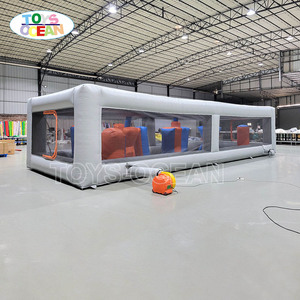 Arena de Paintball Inflable, Campo de Tiro Portátil de PVC con Búnkeres para Actividades de Team Building y Eventos al Aire Libre - Product Image 2