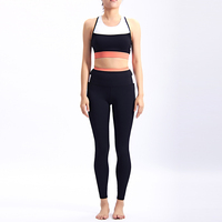 JIEJIN-Ensemble de 2 pièces pour femmes, vêtements de yoga en tissu spandex, ensemble pour femmes