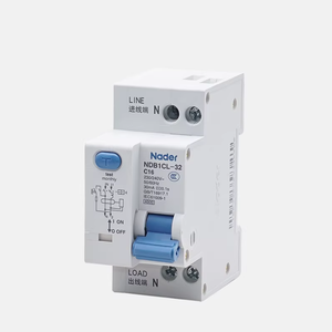 Interruptor Automático <span class=keywords><strong>Nader</strong></span> NDB1CL-32 Nuevo y Original, 1-4P, 230/240V, 50/60Hz, 6-32A Protección Contra Fugas - Product Image 1