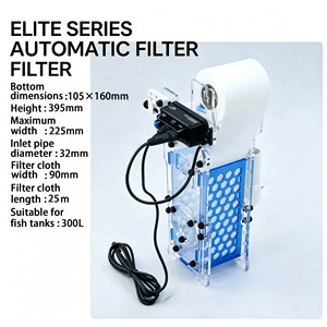 Filtro de Acuario de Plástico Ecológico Rectangular con Sistema de Enrollamiento Automático, Capacidad de 1000L, 110-240V Universal - Product Image 5