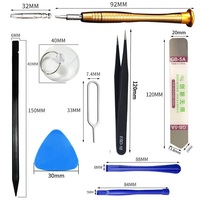 Kit d'outils de réparation de téléphone portable professionnel 46 pièces, kit d'outils de réparation d'ordinateur, jeu de tournevis pour ouvrir les téléphones portables, les ordinateurs portables, les tablettes