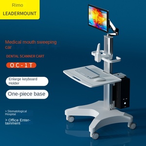 Carrito Médico con Soporte para Monitor y Soporte para Escáner Oral, Carrito Dental Ajustable para Hospitales, Consultorios Dentales y Salones de Belleza - Product Image 4