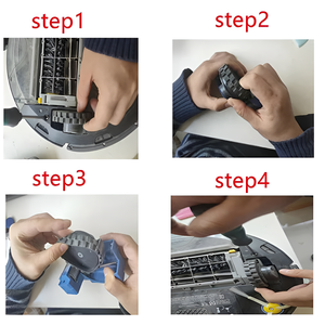 Pneus adaptés pour I Ro Bot Roombas Series 500 600 700 800 900/Roborock S5 Max <span class=keywords><strong>S6</strong></span> <span class=keywords><strong>MaxV</strong></span> <span class=keywords><strong>S6</strong></span> Pure E5 Roue d'aspirateur - Product Image 5