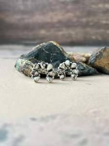 Pendientes de Plata de Ley Hechos a Mano con Caballo Salvaje y Magnesita, Joyería Artesanal Única para Mujer, Regalo - Product Image 3