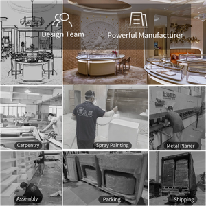 Nhà sản xuất chuyên chất lượng cao đồ trang sức hiển thị truy cập tùy chỉnh cửa hàng sang trọng Boutique đồ trang sức Showcase - Product Image 4