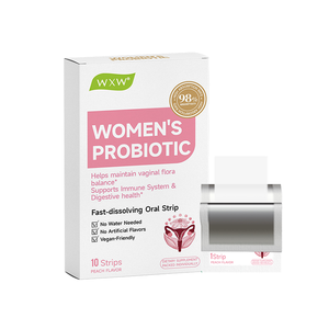 Película Oral Probiótica para Mujeres, Cuidado Femenino, Salud Intestinal, Equilibrio, Suplemento de Apoyo Inmunológico - Product Image 1