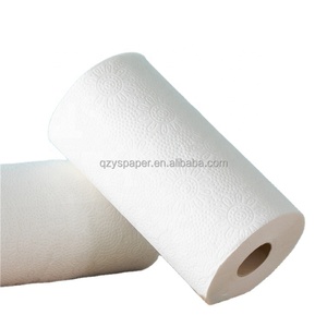 Rouleau de papier <span class=keywords><strong>essuie</strong></span>-<span class=keywords><strong>tout</strong></span> jetable en matériau vierge 2 plis pour la cuisine Serviette de nettoyage douce et bon marché pour l'huile et la cuisine - Product Image 3