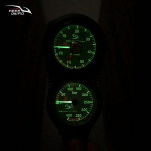 Keep Diving Diving Pressure <b>Gauge</b> Dual <b>Gauge</b> Black GG-996 Underwater Equipment - Product Image 3