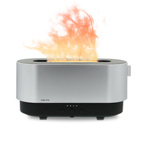 300ml LED Lumières Diffuseur Ultrasonique Usb Feu Flamme Humidificateur D'air
