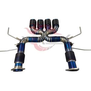 Système d'échappement en alliage de titane Vortex pour Chevrolet Corvette C8 Z06, épaisseur 1,2 mm, finition bleu brûlé, ajustement universel, garantie 24 mois - Product Image 3