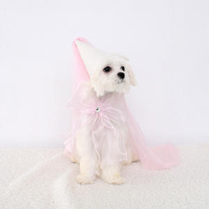 Vente en gros de chapeaux et nœuds papillon pour chiens, accessoires de mariage, voile, mariée, fête d'anniversaire - Product Image 3