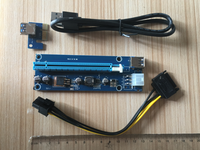 Kartu Riser PCI-E Murah Stok Terbatas 1X ke 16X ke Kabel Ekstensi USB 3.0 009s