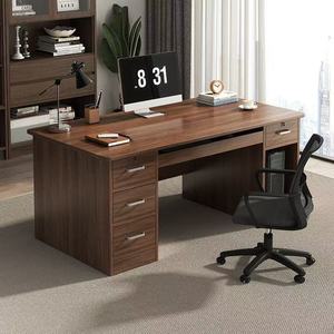 Hiện Đại Đơn Giản Bàn Văn Phòng Nhà Máy Tính Bàn Với Khóa Và Đa-Ngăn Kéo Thời Trang Bảng Điều Chỉnh Gỗ Nhân Viên Bàn Làm Việc - Product Image 1