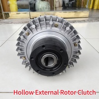 Embrayage à rotor externe creux industriel pour la synchronisation de la vitesse du cylindre et l'arrêt du démarrage en douceur.