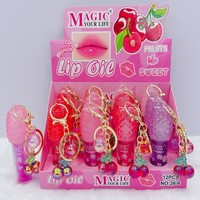 Gloss à lèvres MAGIC Honey Bee Water Light, haute pigmentation, longue tenue, brillant, style porte-clés, hydratant, volumisant