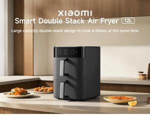 Freidora de Aire Inteligente Xiaomi de Doble Capa 12L, Horno Multifuncional para Hacer Papas Fritas, Horno Freidora de Aire de Gran Capacidad - Product Image 2