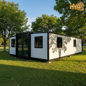 Maison modulaire préfabriquée en acier léger pliable de 40 pieds, 30 pieds, 20 pieds avec <span class=keywords><strong>un</strong></span> design moderne pour les supermarchés et les cuisines - Product Image 1