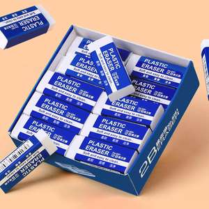 Gomme à effacer rectangulaire blanche 2B en plastique écologique pour enfants et étudiants, idéale pour les examens et le dessin - Vente en gros usine - Product Image 3