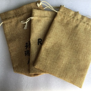 Bolsa de Lino con Cordón, Ecológica, para Almacenamiento, Embalaje de Regalos, Personalizable, al por Mayor - Product Image 4