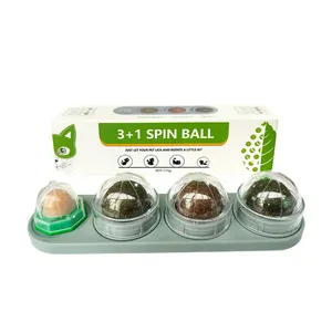 Tianinale potaroma 4 pack 4 in 1 catnip ball toys catnip nibbles toys hot sale