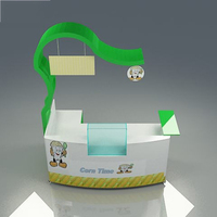 Petite rue Snack Push chariot mobile Mini rasé roulé congélateur à crème glacée chariot de nourriture camion remorque à vendre aux États-Unis avec roues