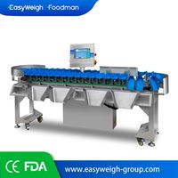 Vis Vis Kip Roterende Tray Gewicht Sorteermachine Voor Fruit Groente Verwerkingsbedrijven Hoge Precisie Easywegen