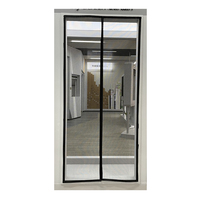 Moustiquaire magnétique moderne pour portes et fenêtres, tailles personnalisées, légère, durable, certifiée CE, polyester à suspendre, installation facile