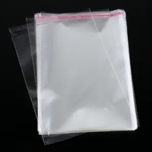 Opp बैग पारदर्शी स्वयं चिपकने वाला पीई प्लास्टिक बैग सुरक्षात्मक कपड़े पैकेजिंग बैग मुद्रण योग्य