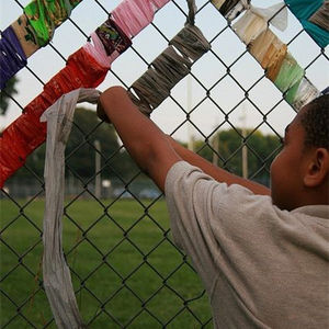 Clôture en treillis métallique losange <span class=keywords><strong>simple</strong></span> torsadé, hauteur 6 pieds, en fer et acier inoxydable, galvanisé à chaud, traitement de surface PVC - Product Image 4