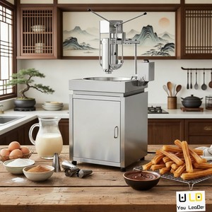 Nouvelle machine à churros électrique sur pied en acier inoxydable et friteuse 220V haute productivité pour <span class=keywords><strong>les</strong></span> magasins de proximité - Product Image 5