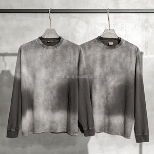 Camiseta Negra Vintage para Hombre, Estilo Oversize, Lavado a la Piedra, Manga Corta, 100% Algodón, Tejido de Punto, 250 Gramos, ¡Oferta! - Product Image 1