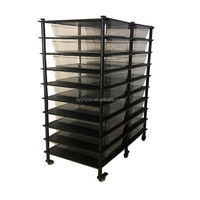 Système de support de Reptile en alliage de vente chaude avec roues de baignoire 84*53.5*165cm support de serpent Reptile cage d'élevage support de lactation
