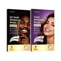 Bandes blanchissantes 5D en gros pour les dents : Puissant éliminateur de taches et confort doux – Bandes blanchissantes dentaires OEM ODM avec emballage et formule personnalisés