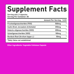Capsules de prébiotiques pour femmes OEM ODM avec inuline, augmentent les bactéries bénéfiques, favorisent la digestion, prébiotiques pour femmes en capsules - Product Image 2