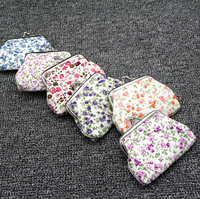 Dompet Koin Bunga Kreatif 4 Inch Grosir Pabrik, Tas Hadiah Mini Motif Bunga, Souvenir Promosi, Tempat Penyimpanan Uang Tunai