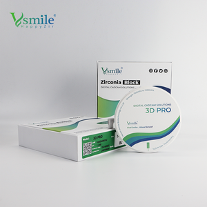 Vsmile Bahan penggilingan gigi tembus cahaya tinggi zirkonia kosong 3D Plus pro blok zirkonia multilapis - Product Image 2