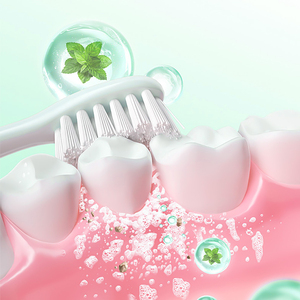 Brosse à dents à poils doux avec logo personnalisé, manche en <span class=keywords><strong>plastique</strong></span> pour adulte, pour usage personnel à domicile - Product Image 2