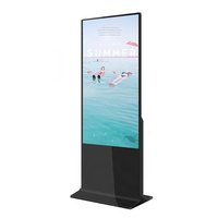 Quiosco de pie Android Video LCD Reproductor de publicidad Tótem para interiores Señalización táctil digital TFT LCD Señalización digital vertical