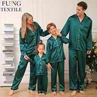 Ensemble de pyjama en satin de soie à manches longues pour femme Fung 6001, taille élastique, respirant, lisse, décontracté, printemps/hiver, pour demoiselle d'honneur