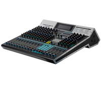 XTUGA MX-14S Mixeur audio professionnel 14 canaux avec double effets DSP 99, 3 sorties AUX et affichage du signal pour studio et scène
