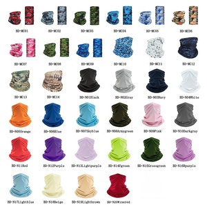 Vente en gros de bandana en soie respirant rafraîchissant par glace cache-cou camouflage sports d'extérieur coupe-vent pour le cyclisme d'été - Product Image 5