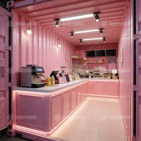 Kiosque mobile de restauration rapide sur mesure, conteneur en aluminium, hot-dogs, snacks, chips, café, crème glacée, camion de vente ambulante